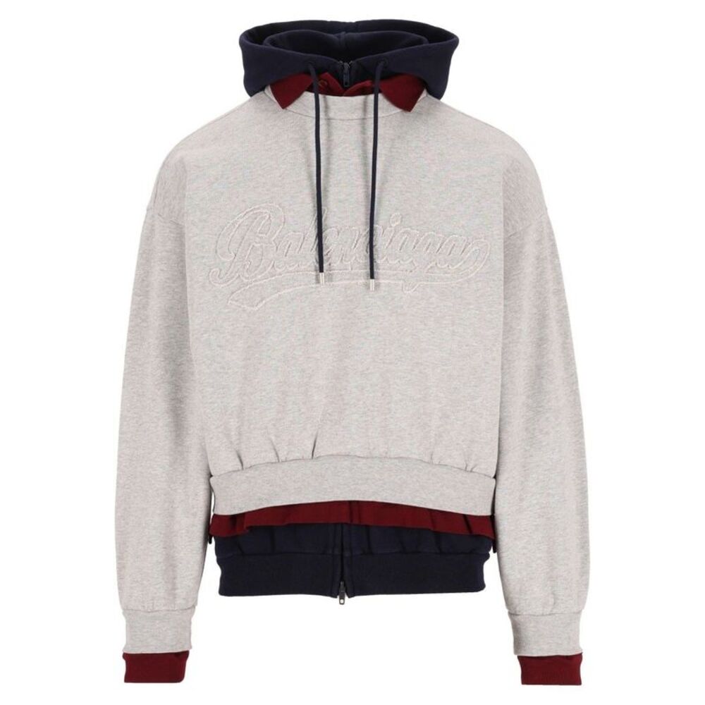 Balenciaga Men Layered Hoodie